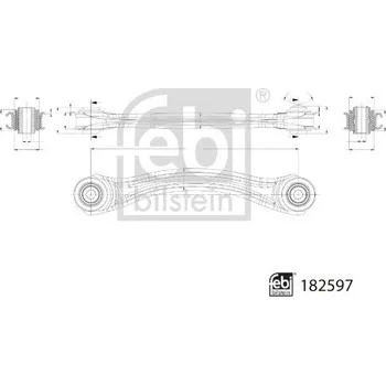 Zavěšení kol Řídicí páka, zavěšení kol FEBI BILSTEIN 182597