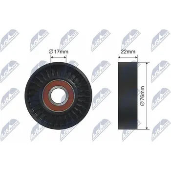 Napínák, žebrovaný klínový řemen NTY RNK-KA-006