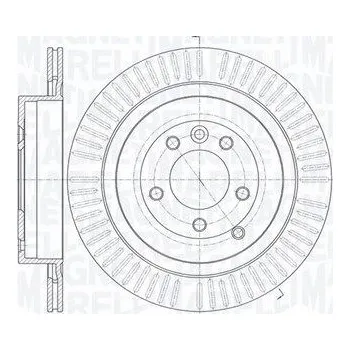 Brzdový kotouč Brzdový kotouč MAGNETI MARELLI 361302040428