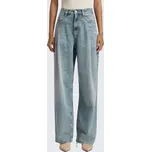 Dámské džíny BOSS Orange CSLOUCHYPLEATED 50542435 modré Velikost: 2932