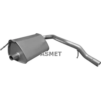 Tlumič výfuku Koncový tlumič výfuku ASMET 07.255