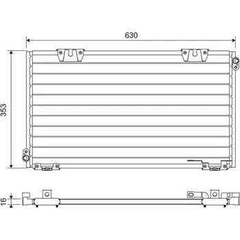 Výparník klimatizace Kondenzátor, klimatizace NISSENS 94181