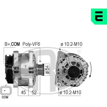 Alternátor Alternátor ERA 210717