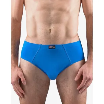 Slipy Pánské slipy se širším bokem, širší bok, šité, jednobarevné 71080P - atlantic - 50/52