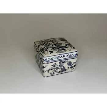 Dóza na potraviny PORCELÁNOVÁ DÓZA S VÍKEM - CIBULÁKOVÝ VZOR