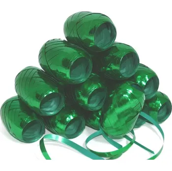 Stuha Stuhy vázací 12ks šíře 5mm /20m - metalické zelené 7022050