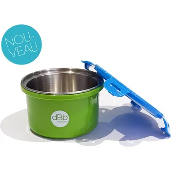 Svačinový box dBb Remond Nádoba Baby Lunch 400 ml s víkem Modrá/Zelená