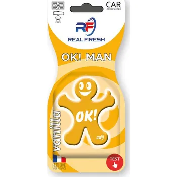 Vůně do auta Real Fresh OK! Man - Vanilla