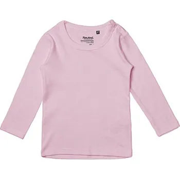 Dívčí tričko Neutral Dětské tričko s dlouhým rukávem NE11001 Light Pink 86