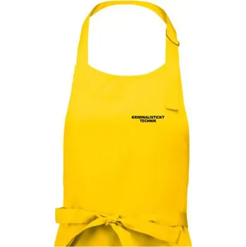 Kuchyňská zástěra Kriminalistický technik - Dámská zástěra na vaření - Univerzální velikost ( Žlutá )