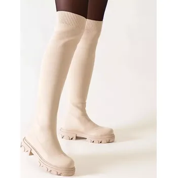 Dámské kozačky Kozačky na podpatku model 206443 Solea 41