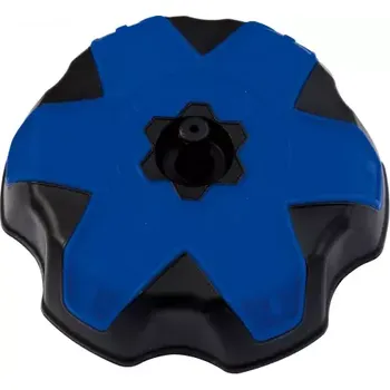 Palivová nádrž víčko nádrže Yamaha, RTECH (černá/modrá)