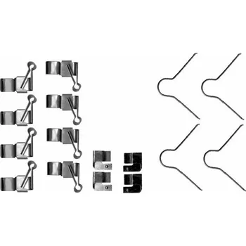 Přislušenství brzdového systému Sada příslušenství, obložení kotoučové brzdy TEXTAR 82547400