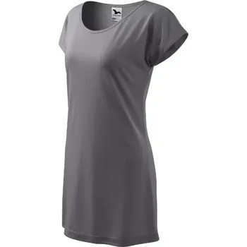 Dámské šaty Love tričko/šaty dámské ocelově šedá XL