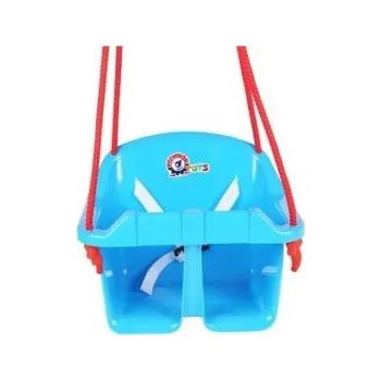 Dětská houpačka Houpačka Baby plast modrá nosnost 20kg 36x30x29cm 24m+