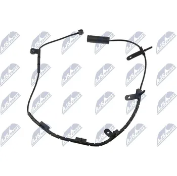 Brzdová destička Výstražný kontakt, opotřebení obložení NTY HCZ-BM-030