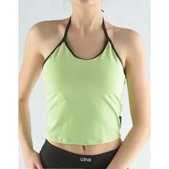 Dámský top, úzká ramínka, šité 98006P - hrášková černá - L