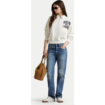 Pánská mikina Polo Ralph Lauren Mikina 211971753002 Bílá Relaxed Fit XL