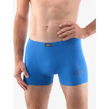 Pánská móda Pánské boxerky s kratší nohavičkou, kratší nohavička, šité, s potiskem 73115P - atlantic lékořice - 54/56