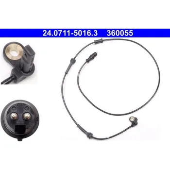 Přislušenství brzdového systému Snímač, počet otáček kol ATE 24.0711-5016.3