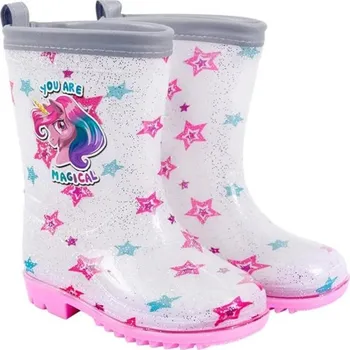 Dívčí holínky PERLETTI Dětské reflexní holínky COOL KIDS Unicorn, 15607 28/29