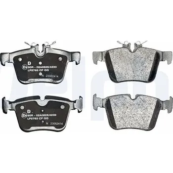 Brzdová destička Sada brzdových destiček, kotoučová brzda DELPHI LP2763
