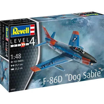 Plastikový model F-86D Dog Sabre - Revell Plastic ModelKit 03832
