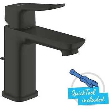 Vodovodní baterie Grohe Dice - Umyvadlová baterie s výpustí, matná černá 1018562430