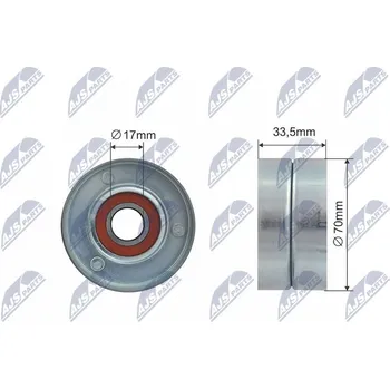 Napínací kladka, žebrovaný klínový řemen NTY RNK-AR-003