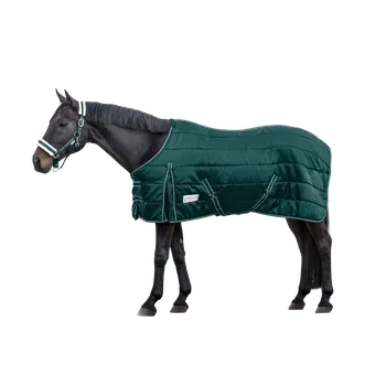 Deka pro koně Stájová deka Waldhausen Economic - 100 g, tmavě zelená, 155 cm