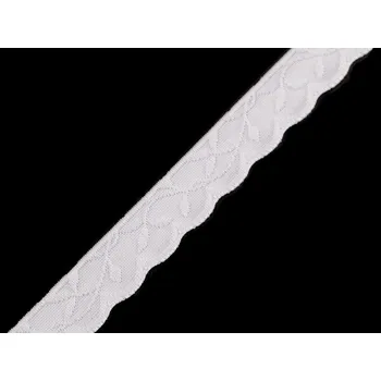 Prádlová jemná pruženka šíře 11 mm METRÁŽ - 1 Off White