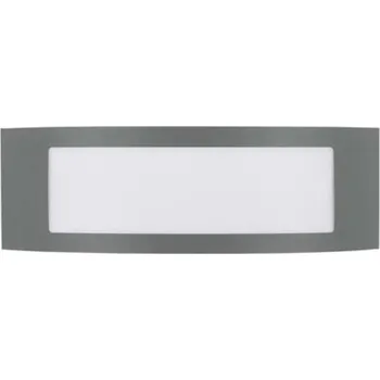 Venkovní osvětlení NOVA LUCE venkovní nástěnné svítidlo ZENITH tmavě šedý hliník akrylový difuzor proti oslnění E27 1x12W 220-240V bez žárovky IP44 9020933