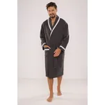 Pánský župan Bruno III tmavě šedý - M