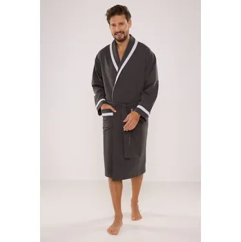 Pánský župan Pánský župan Bruno III tmavě šedý - M