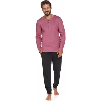 Pánské pyžamo Pánské pyžamo Dolce Vita růžové - XXL