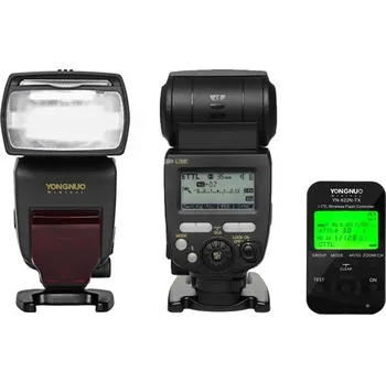 Blesk Externí systémový blesk YONGNUO YN685 Nikon, GN60 + řídící jednotka YN-622N-TX