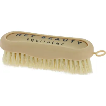 Čištění pro koně EQUITHÈME Kartáč na hlavu Je t'aime Equithème, almond