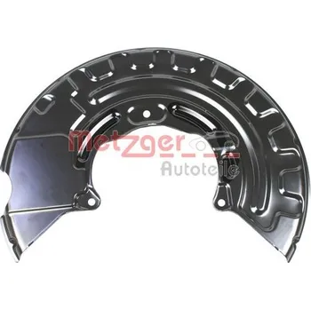 Brzdový kotouč Ochranný plech proti rozstřikování, brzdový kotouč METZGER 6115182