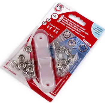 Knoflíky stiskací Roland Baby Ø11 mm na slabé látky