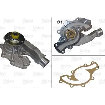 Chladič motoru Vodní čerpadlo, chlazení motoru VALEO 506829