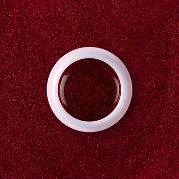 Lak na nehty RUSCONA Barevný UV/LED gel na nehty RED MARY 200 5 ml