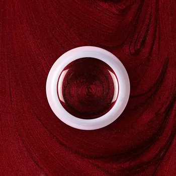 Lak na nehty RUSCONA Barevný UV/LED gel na nehty RED MAESTRO 21 5 ml