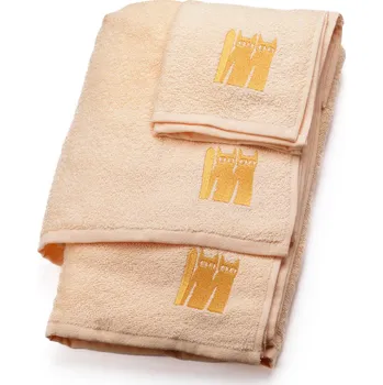 Kosmetická sada Sada tří ručníků v látkovém sáčku