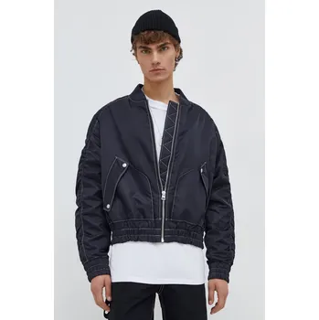 Pánská větrovka Bunda HUGO pánská, tmavomodrá barva, přechodná, 50505415 59X, vel. L