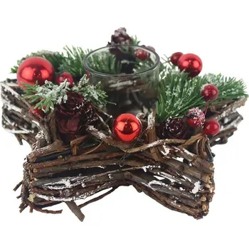 Vánoční svícen Svícen hvězda na jednu svíčku P2299