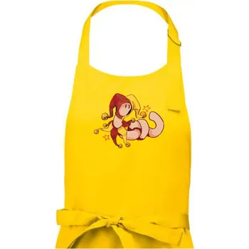 Kuchyňská zástěra Žížala šaškem (Alexis Citrine) - Pánská zástěra na vaření - Univerzální velikost ( Žlutá )