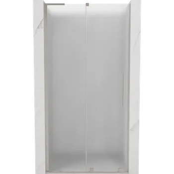 Mexen Velar L sprchové dveře posuvné 100 cm, matné, kartáčovaný nikl - 871-100-003-31-97 Sprchové dveře