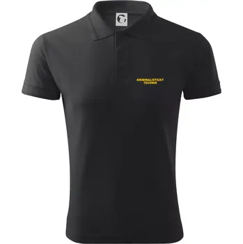 Pánská košile Kriminalistický technik - Polokošile pánská Pique Polo 203 - S ( Dřevěné uhlí )