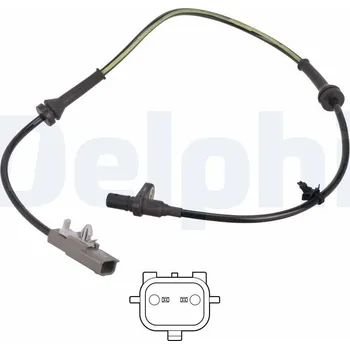Přislušenství brzdového systému Snímač, počet otáček kol DELPHI SS21256-12B1