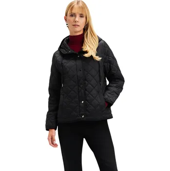 Dámská parka Top Secret prošívaná přechodová bunda černá Velikost: 34